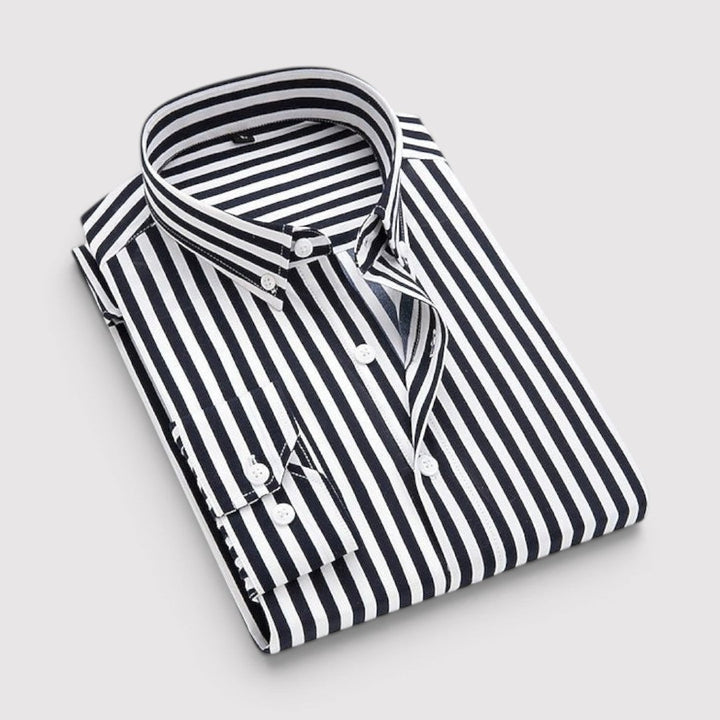 DYLAN 通気性のあるストライプシャツ