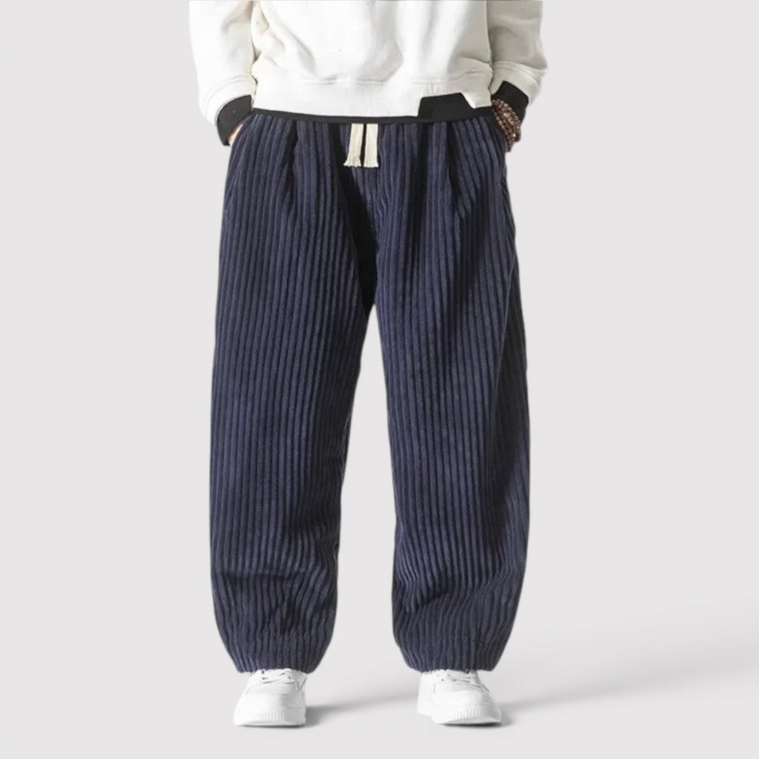 ZEP コーデュロイのワイドパンツ