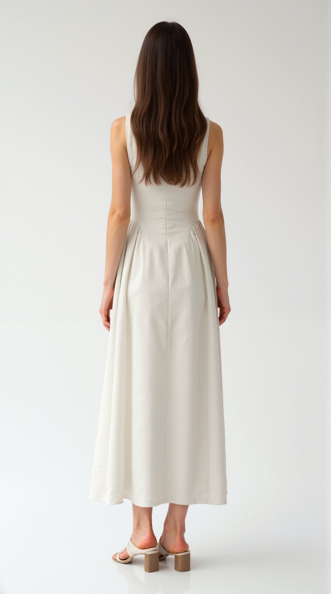 Alexandra Breezy Linen Cutout Dress