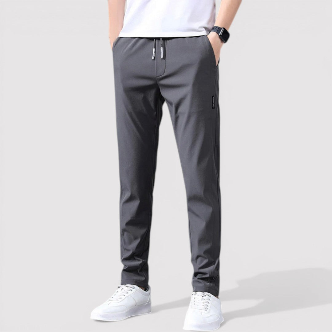 ROENO ストレッチテーパードパンツ