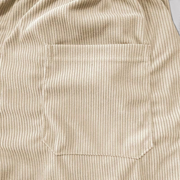 SIOY 通気性のあるリブ編みショーツ